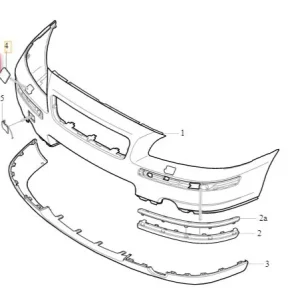 Szybka wysyłka Zaślepka lewa spryskiwacza reflektora Volvo