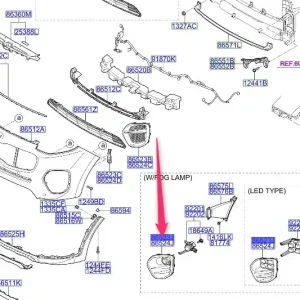 Szybka dostawa Zaślepka lewa zderzaka przedniego sportage KIA