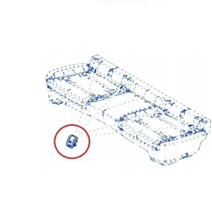 Zaślepka osłona isofix fotela oe Dostępne od ręki