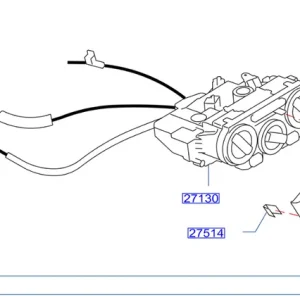 Zaślepka przełącznika klimatyzacji Hit cenowy