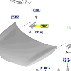 Zawias prawy maski pokrywy silnika Kia SPortage 21-25 Najlepsza cena