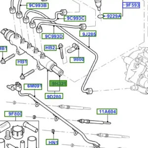 Zawór nadmiaru ciśnienia paliwa 2006 2014 Nowy