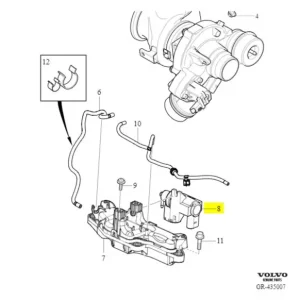 Premium Zawór podciśnienia S60 XC60 XC90 V60 S90 XC40
