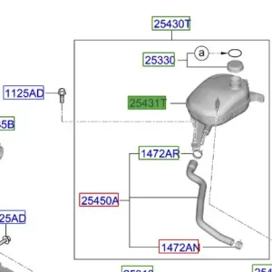 Ostatnie sztuki Zbiorniczek wyrównawczy Kia ProCeed 20-25