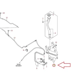Zbiornik płynu do spryskiwaczy Suzuki Nowość