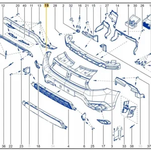 Zderzak przedni 2 pod halogeny przód oe aso Ostatnia szansa