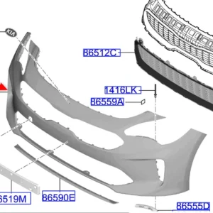 Sprawdź teraz Zderzak przedni 2017 2023 KIA