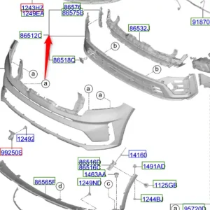 Zderzak przedni dolny Kia Sorento Hybrid 20-23 Wyjątkowa oferta