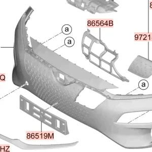 Zderzak przedni electric 2020 Hyundai Do wyczerpania zapasów