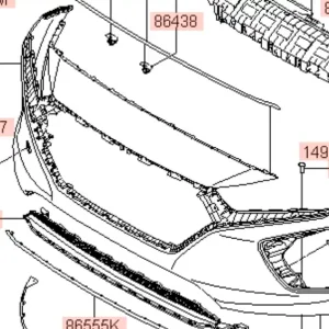 Darmowy zwrot Zderzak przedni electric/hybrid Hyundai