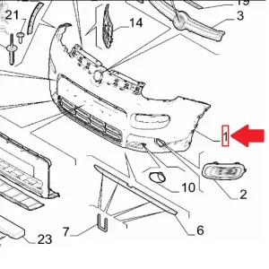 Zderzak przedni Fiat Super okazja