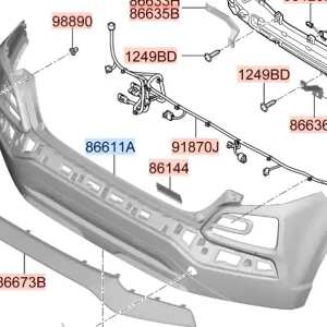 Zderzak tylny Hyundai Wysoka jakość