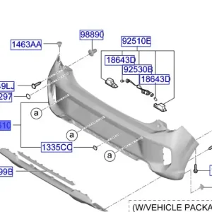 Szybka dostawa Zderzak tylny Kia Picanto 2024