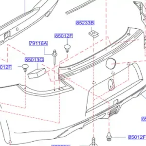 Oferta limitowana Zderzak tylny NISSAN