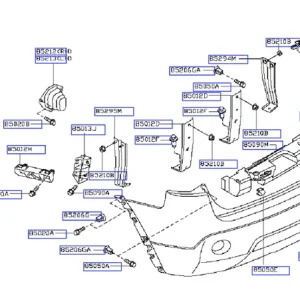 Nowy Zderzak tylny qashqai 20062013 NISSAN - wyprzedaż