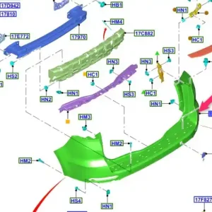Wyprzedaż Zderzak tylny smax galaxy 2015FORD