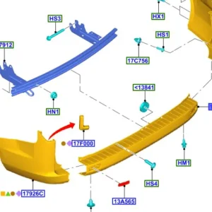 Dodaj do koszyka Zderzak tylny trancit custom 2012FORD