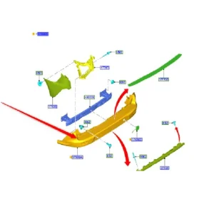 Zderzak tylny transit connect 2013FORD - wyprzedaż Bestseller
