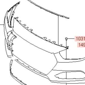 Zderzak przedni Hyundai Bestseller