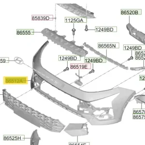 Zderzak przedni Hyundai I20 / Bayon (2024) Szybka wysyłka