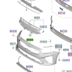 Kup teraz Zderzak przedni KIA CEED 20-25
