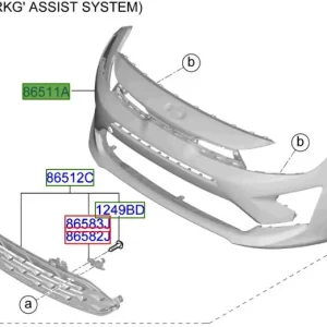 Zderzak przedni Kia Rio 20-25 Cena promocyjna