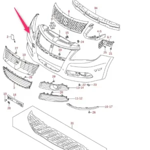 Zderzak przedni kizashi A6B424 Suzuki Szybka wysyłka