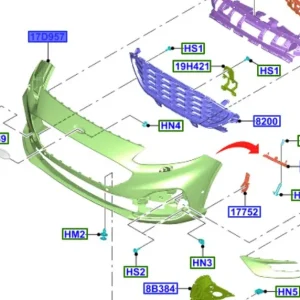 Zderzak przedni kuga 2020FORD Tylko do końca tygodnia