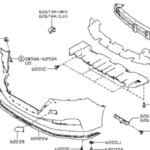 Zderzak przedni leaf 2017 NISSAN - wyprzedaż Ograniczona ilość