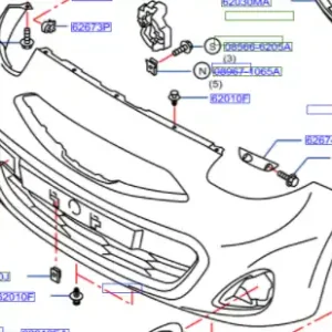 Do wyczerpania zapasów Zderzak przedni NISSAN