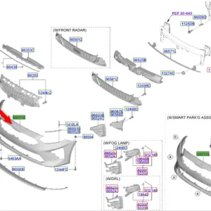 Tylko do końca tygodnia Zderzak przednia 2018 2020
