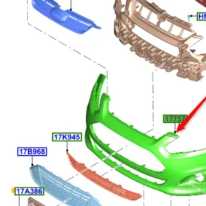Oferta limitowana Zderzak przednie 20152018