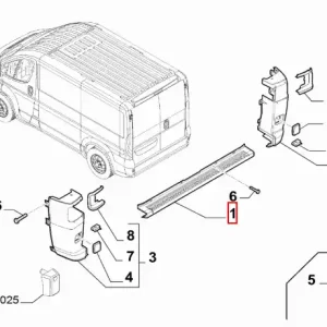Wyprzedaż Zderzak tylni Fiat Ducato - wyprzedaż