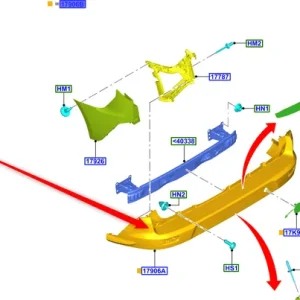 Hit sprzedaży Zderzak tylni FORD