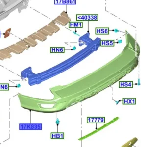 Nowy Zderzak tylni kuga 20122020 FORD - wyprzedaż