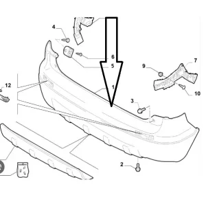 Promocja Zderzak tylny 20122014