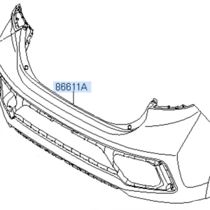 Zderzak tylny electric/hybrid Hyundai Zamów dziś