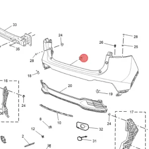 Zderzak tył mg hs 2024 Sprawdź teraz