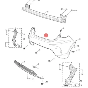 Zderzak tył MG3 Najlepsza cena