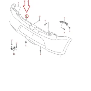 Zderzak tył Suzuki Kup teraz