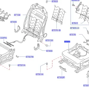 Bezpieczne zakupy Zespół ramy siedziska nissan - wyprzedaż
