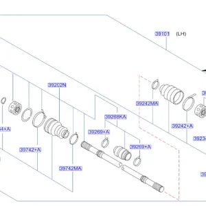 Ostatnie sztuki Zespół wału napędu przedniego - wyprzedaż