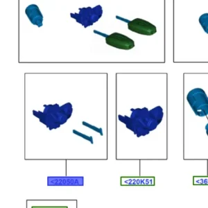 Taniej Zestaw naprawczy zamków drzwi focus MK2 MK3 kuga