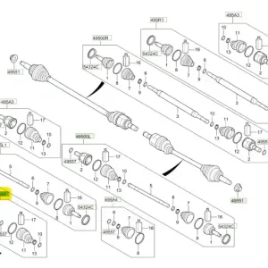 Zestaw osłon osi Hyundai Ioniq Electric (2019) OE - wyprzedaż Ostatnia szansa