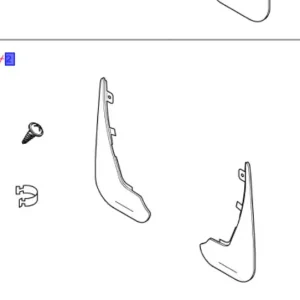 Zestaw chlapaczy tylnych mondeo MK3 Ograniczona ilość