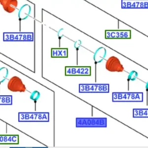 Zestaw osłona przegubu lewego Ford Focus MK2 MK3 - wyprzedaż Ograniczona ilość