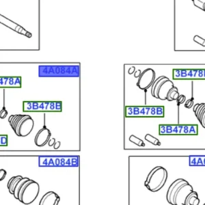 Hit sprzedaży Zestaw osłony przegubu focus MK2