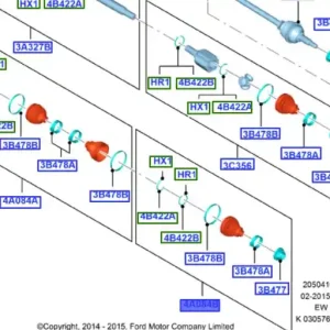 Zestaw osłony wewnętrznej półosi focus MK3 Wysoka jakość
