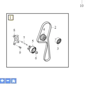 Cena promocyjna Zestaw paska rozrządu Volvo