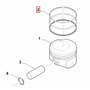 Zestaw pierścieni tłokowych Alfa Romeo/Fiat/Jeep - wyprzedaż Darmowy zwrot